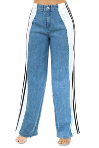 Casual Style Denim Pants