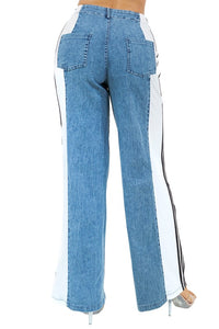 Casual Style Denim Pants