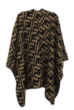 Load image into Gallery viewer, Greek Pattern Poncho
