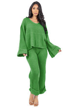 Load image into Gallery viewer, Women&#39;s 2 Piece Sweater Pants Set
