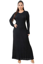 Load image into Gallery viewer, Women&#39;s Knitwear Maxi Dress
