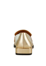 Load image into Gallery viewer, Jongs Metallic Penny Loafers
