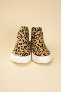 High Top Leopard Sneakers