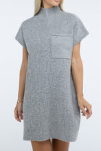 Load image into Gallery viewer, Mock Neck Sweater Dress
