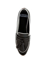 Load image into Gallery viewer, Mythos Dual Tone Tassel Loafers
