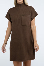 Load image into Gallery viewer, Mock Neck Sweater Dress
