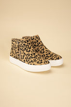 Load image into Gallery viewer, High Top Leopard Sneakers
