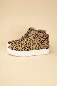 High Top Leopard Sneakers