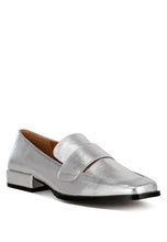 Load image into Gallery viewer, Jongs Metallic Penny Loafers
