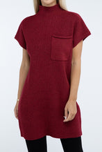 Load image into Gallery viewer, Mock Neck Sweater Dress
