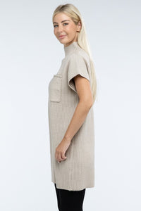 Mock Neck Sweater Dress