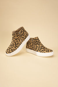 High Top Leopard Sneakers