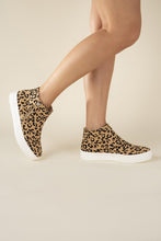 Load image into Gallery viewer, High Top Leopard Sneakers
