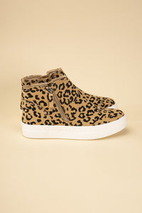 High Top Leopard Sneakers